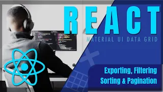 Working with Nested Data in React Material UI Data Grid Tutorial Export Paging Filtering Sort