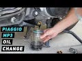 Piaggio MP3 - Oil Change | Mitch's Scooter Stuff