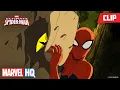 Download Lagu Spider-Man and Wolverine vs. Dinosaurs 🦕 | Ultimate Spider-Man | @MarvelHQ