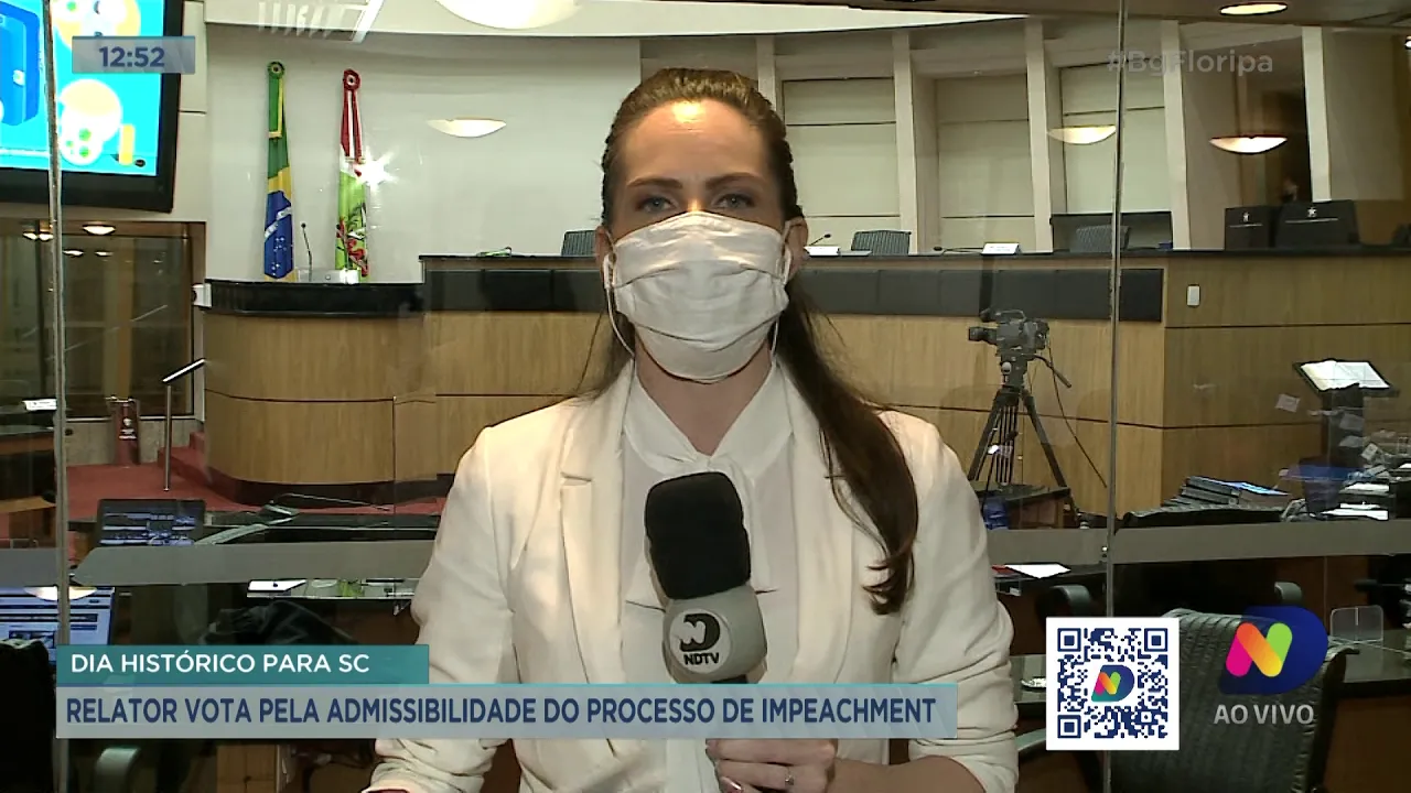 Relator vota pela admissibilidade do processo de impeachment