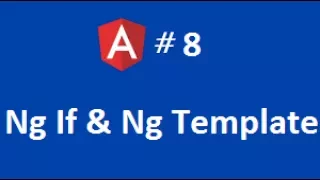 Angular 2 Tutorial 8 ng If and ng template TutorialsPoint