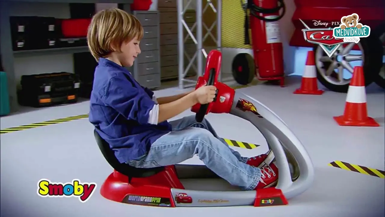 Staré položky - Auto trenažér V8 Driver Cars elektronický Smoby - 4