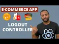E-commerce MERN Project Bangla Tutorial 37 user logout controller