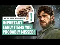 Metal Gear Solid Delta Essential Gear You SHOULDN T Miss Early On