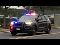 Lacey Township Police Unit Responding Code 3 to 1514 Beach Blvd for a Gas Leak Fast