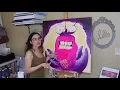 Moana I d Rather be Shiny Tamatoa time-lapse painting