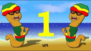 تعليم الارقام الفرنسيه سهل جدا من 1 الي 20 