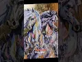 Majestic Horse On Canvas by Miguel Camarena