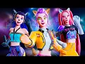 Lagu RUMI, MIRA \u0026 ZOEY se transforment en CHATS! Kpop Demon Hunters Animation