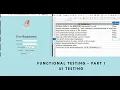 Functional Testing - Part 1