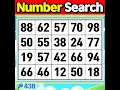 Download Lagu Number Search #438 You need to find at least two items per question.【Match | brain game  |  puzzle 】