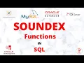 SOUNDEX function in SQL server Using Soundex function in Oracle sql