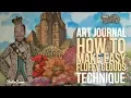 Art Journal Technique How To Make Easy Fluffly Clouds
