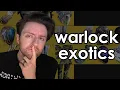 My Warlock exotic armor tier list MIGHT be ragebait