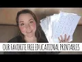 15 of Our Favorite FREE Educational Printables Part 1