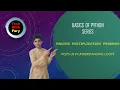 Basics of Python Exercise 2 Solution Multiplication Table Maker Tech With Fary
