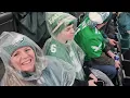 Our first Eagles game seat view section 226 row 12 seats 13-15