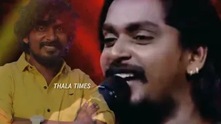 gana sudhakar thala song performance in super singer thala times