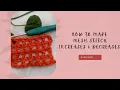 How to make mesh stitch increases and decreases crochet