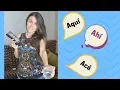 Spanish words Aquí, acá, ahí, allí, allá (Learn how to use them correctly)