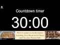 Download Lagu 30 minute Countdown timer with alarm (including 16 recipes)