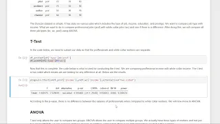 T-Test ANOVA with Python