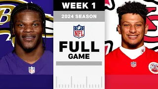 Baltimore Ravens vs Kansas City Chiefs Full Game Week 1 NFL 2024 Season