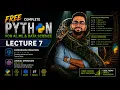 FREE Python Course Lecture 7 Comparison Logical Operators
