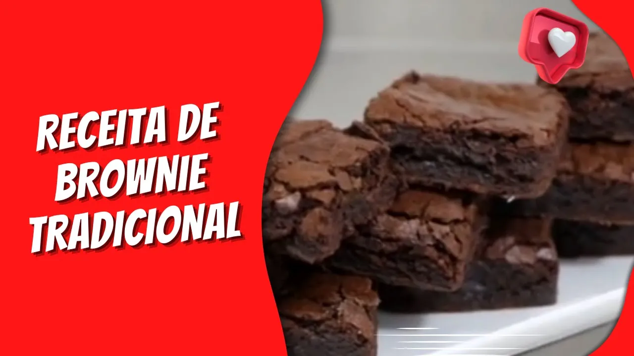 đRECEITA DE BROWNIE TRADICIONAL