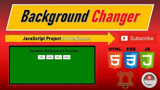Dynamic Background Color Changer using JavaScript Beginner Project