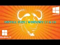 HOW TO INSTALL FLEX AND RUN SIMPLE CODE WINDOWS 11 WINDOWS 10