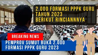 Download PROVINSI SUMATERA UTARA ALOKASIKAN 2.000 FORMASI PPPK GURU 2023 MP3