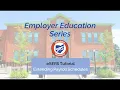 Employer Education Series eSERS Tutorial on Extending Payroll Schedules