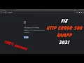 how to fix HTTP ERROR 500 error on Xampp
