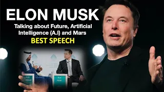 Elon Musk talking about Future, Artificial Intelligence and Mars | English Speeches with Subtitles