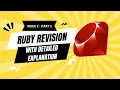 W2-Part 1 Ruby questions with detailed explanation