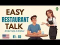 How native speakers talk at restaurants | English podcast