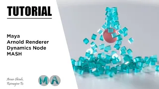 Dynamics Node In MASH Maya Arnold Renderer Tutorial
