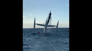 WoW EXTRA Caribbean 600 Start February 18.2019 Capsize! Mod 70 Start Delayed so argo Can Start