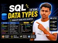 SQL Data Types Full Tutorial in Tamil With Examples Limits
