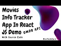 Movies Info Tracker React JS React Hooks OMDB API PWA Material UI demo