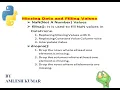 fillna and dropna methods in DataFrame