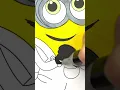 Cute Minion Coloring Page