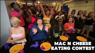 Mac n Cheese Eating Contest at Reign in DC
