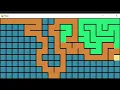 Randomized depth-first search Maze Generation visualized