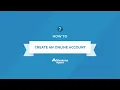 How to create an online account