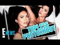 Kourtney Kardashian Megan Fox Pose Topless for NSFW SKIMS Shoot E News