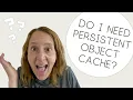 What is Persistent Object Cache and do I need it