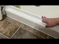 Duzzy Collapsible Shower Water Dam Amazon Review Easy Install Shower Barrier for Bathroom Kitchen
