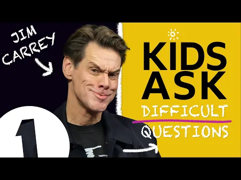 Brad Pitt can I say b Kids Ask Jim Carrey Difficult Questions